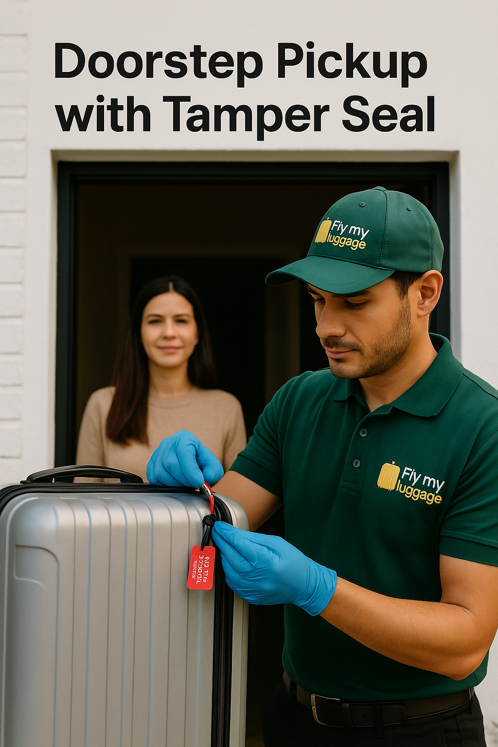 Doorstep pickup with tamper seal