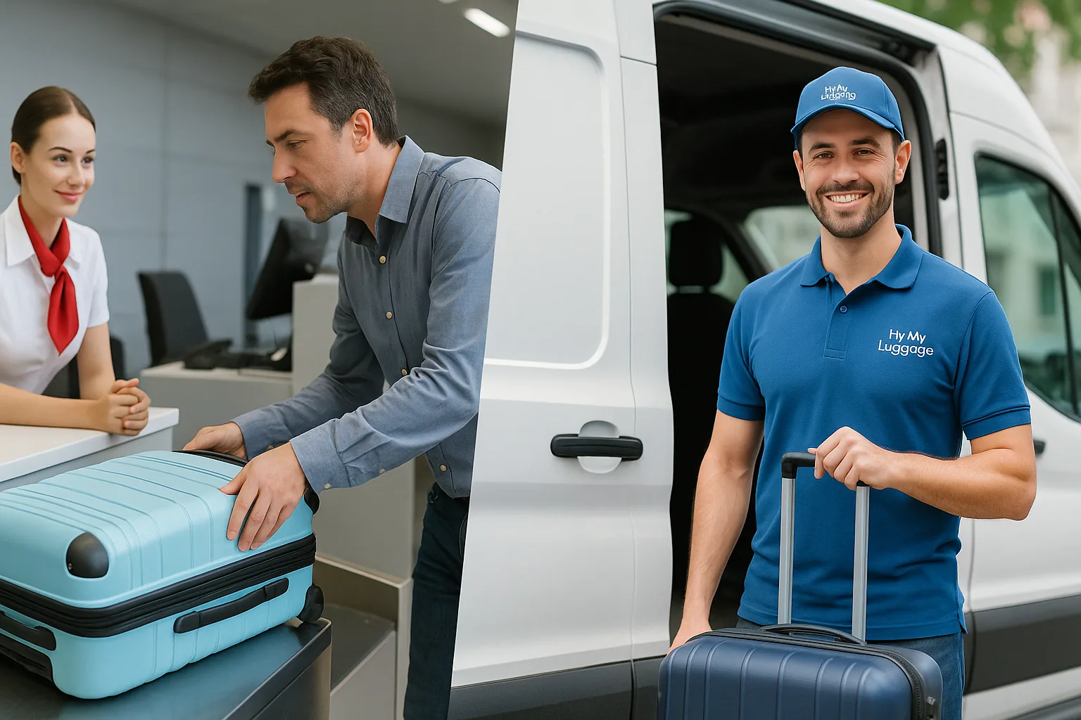 Luggage pickup, delivery and travel planning with Fly My Luggage
