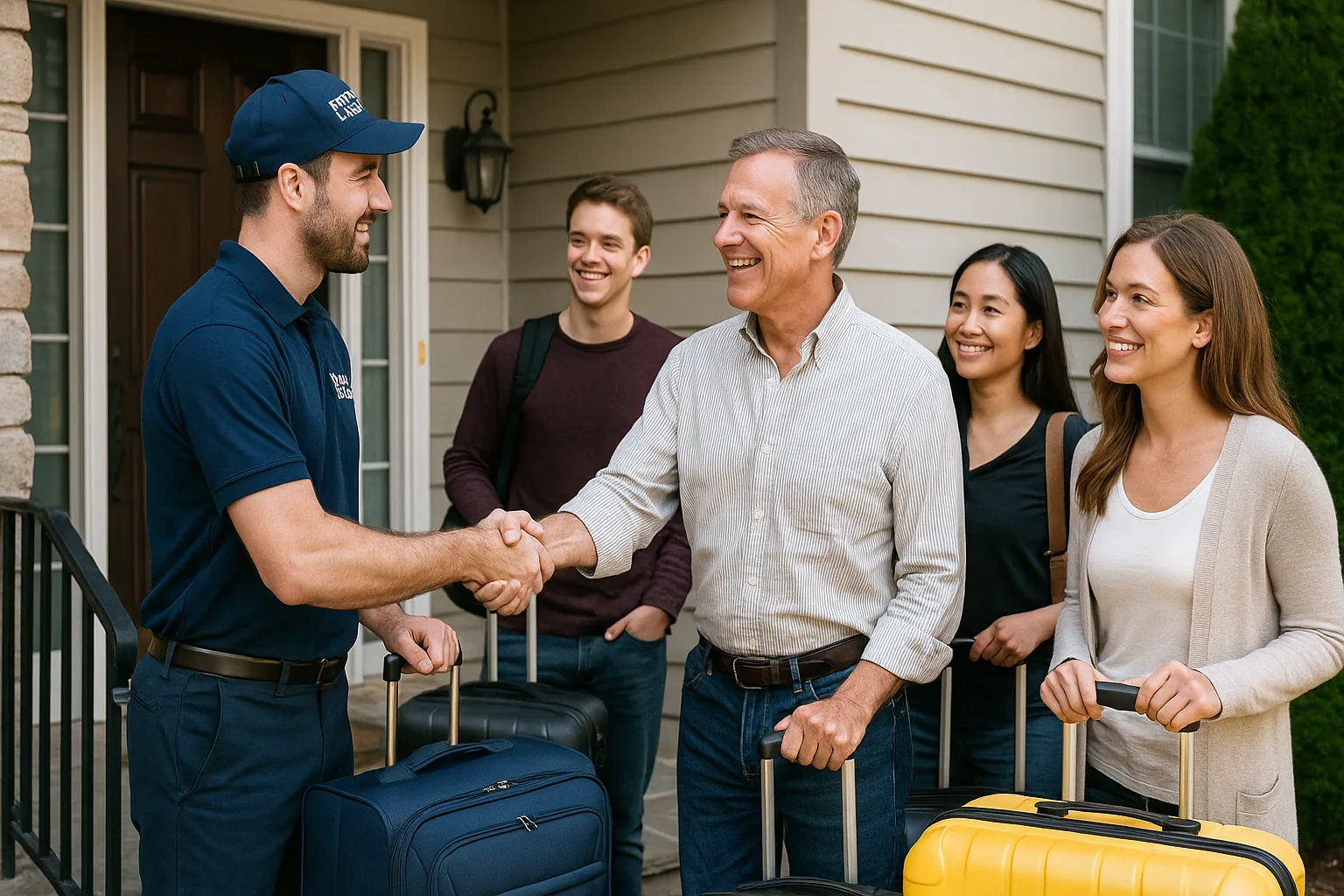 Carefree travel without luggage