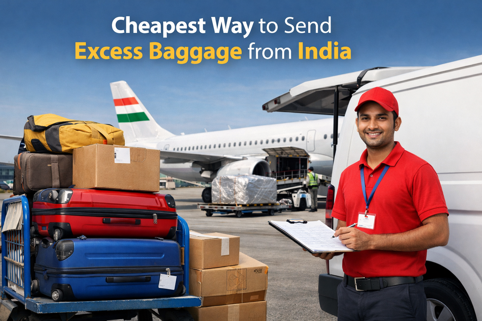 Cheapest way to send excess baggage from India internationally