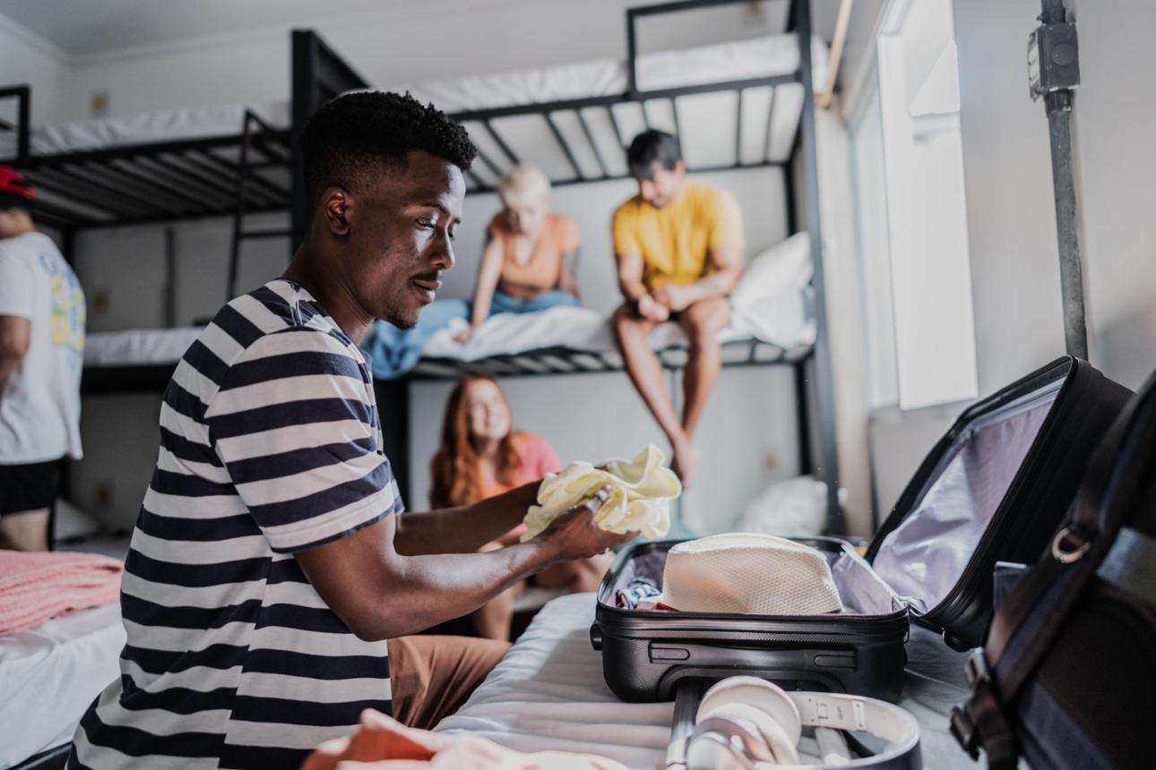 Students choosing courier service instead of airline extra baggage in India