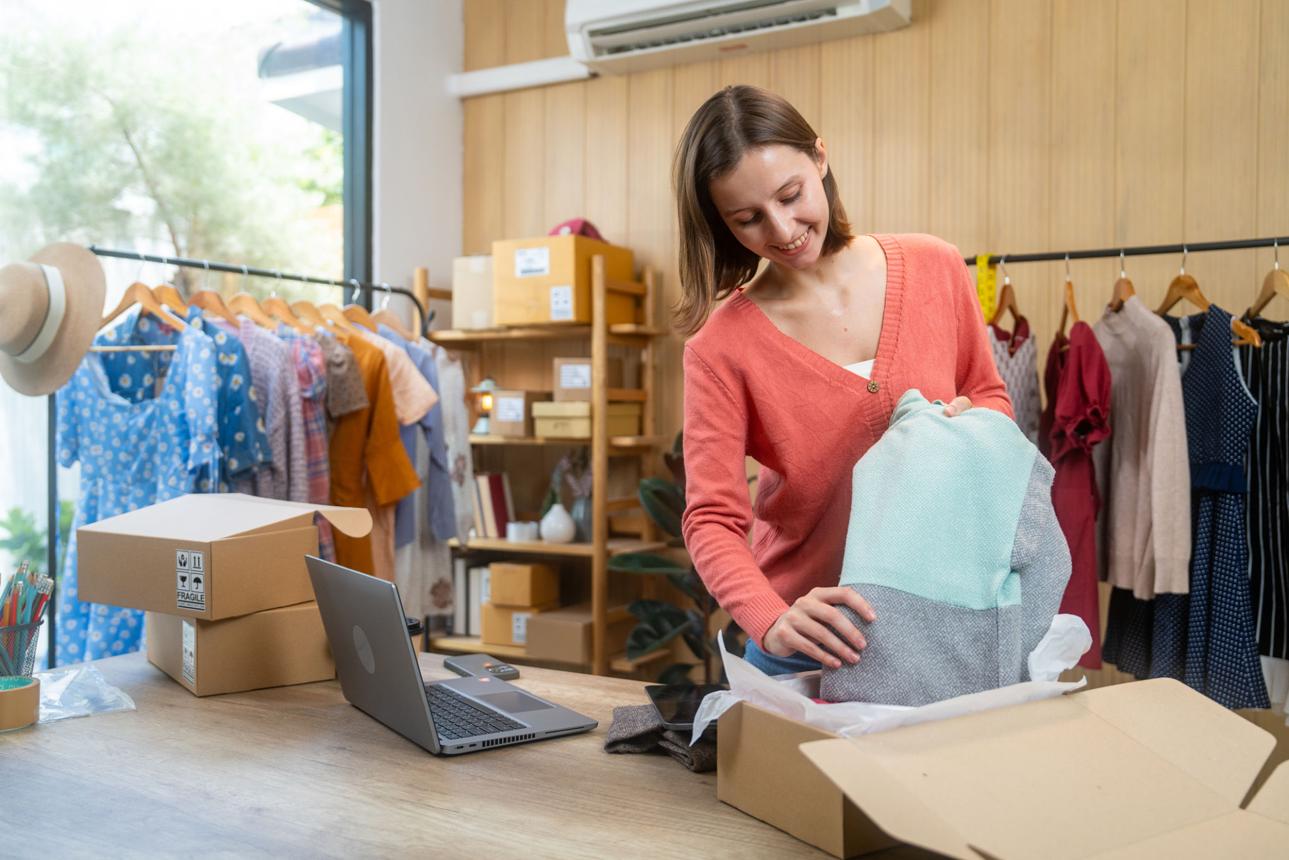 Packing clothes securely for courier shipping within India